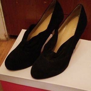 Black Suede heels